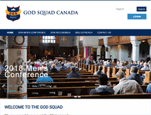 Tablet Screenshot of godsquad.ca
